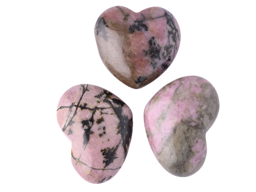 rhodonite mini heart