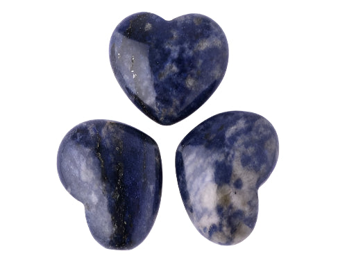 sodalite mini heart