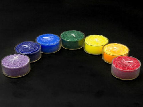 CHAKRA TEALIGHTS BOXED