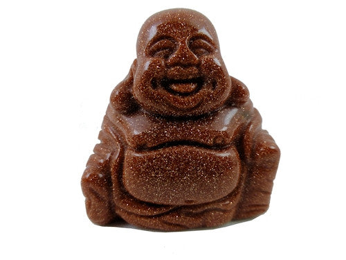 Red Goldstone Buddha