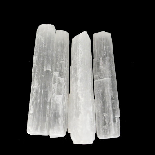 selenite rough wands